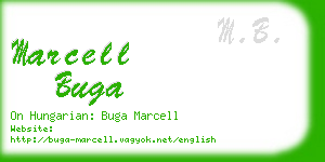 marcell buga business card